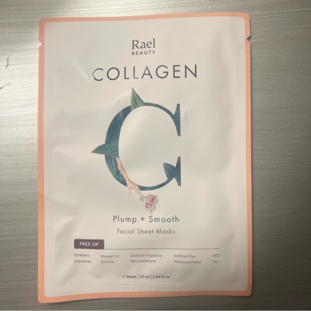 🔴 3/$18 5/$25 NEW Rael Beauty Collagen Sheet Mask
